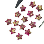 Load image into Gallery viewer, New Hot Pink Copper Turquoise Star Shape Beads, Pink Turquoise Faceted Star Beads, Hand Carved Gemstone Beads, Star Charms for Jewelry 10 MM