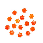 Load image into Gallery viewer, Natural Carnelian Little Stars, Carnelian Star Shape Beads, 6 MM Star Shape Gemstone for Jewelry, 6 Sides Carving Star Beads