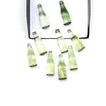 Load image into Gallery viewer, Miniature Natural Green Amethyst Bottle Carving Beads, Bottle Shape Carved Gemstone, Jewelry Making Charms, 7X21 MM Amethyst Tiny Bottle