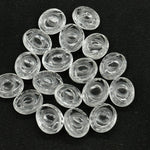 Load image into Gallery viewer, Natural Crystal Quartz Evil Eye Beads, Hand Carved Gemstone Beads, Loose Oval Eye Beads, Evil Eye Charm Beads, Loose Carving Beads 10X12 MM