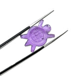 Load image into Gallery viewer, Natural Amethyst Turtle Shape Carving, AAA Amethyst Turtle Shape Gemstone, 16 MM Loose Gemstones, Harmony in Stone, February Birthstone