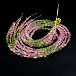 Load image into Gallery viewer, Natural Tourmaline Oval Shape Beads, Pink &amp; Green Tourmaline Smooth Oval Shape Beads for Jewelry Making, Tourmaline Gemstones, 6-7 MM