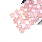 Load image into Gallery viewer, Amazing Pink Chalcedony Star Shape Briolettes, Pink Faceted Hand Carved Star Beads, Star Shape Gemstone Charms, 10 MM Loose Star Beads