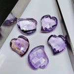 Load image into Gallery viewer, 2,3,4,5,6 pcs 100% Natural Ametrine Heart Shape Gemstone, Natural Heart Shape Gemstone, Gemstone For Jewellery, 15X13 mm (Approx)