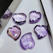 2,3,4,5,6 pcs 100% Natural Ametrine Heart Shape Gemstone, Natural Heart Shape Gemstone, Gemstone For Jewellery, 15X13 mm (Approx)