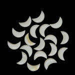 Load image into Gallery viewer, Natural Mother Of Pearl Hand Carved Moon Shape Beads, Pearl Smooth Moon Shape Gemstone Briolettes For Jewelry Making, Moon Charms 12 MM