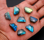 Load image into Gallery viewer, Carved Labradorite Cloud Beads: Flashy Gemstone Jewelry Charms 20mm