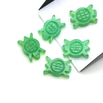 Load image into Gallery viewer, AAA Chrysoprase Handmade Turtle Carving, Green Chrysoprase Turtle Shape Gemstone, 16 MM Loose Gemstones, Harmony in Stone, Healing Beads