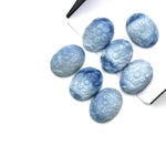 Load image into Gallery viewer, AAA Blue Opal Carved Oval Shape Beads, Hand Carved Gemstone Beads, Loose Carving Cabochons, 12X16 MM Blue Opal Floral Oval Charms
