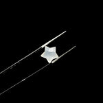 Load image into Gallery viewer, Faceted Moonstone Star Beads: Handmade Gemstone Charms (10mm)