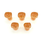 Load image into Gallery viewer, Pretty Peach moonstone Hand Shape Carving, Moonstone Punch Shape Stone, 27 MM Loose Hand Fist Charm For Jewelry Making, Hamsa Charms Beads
