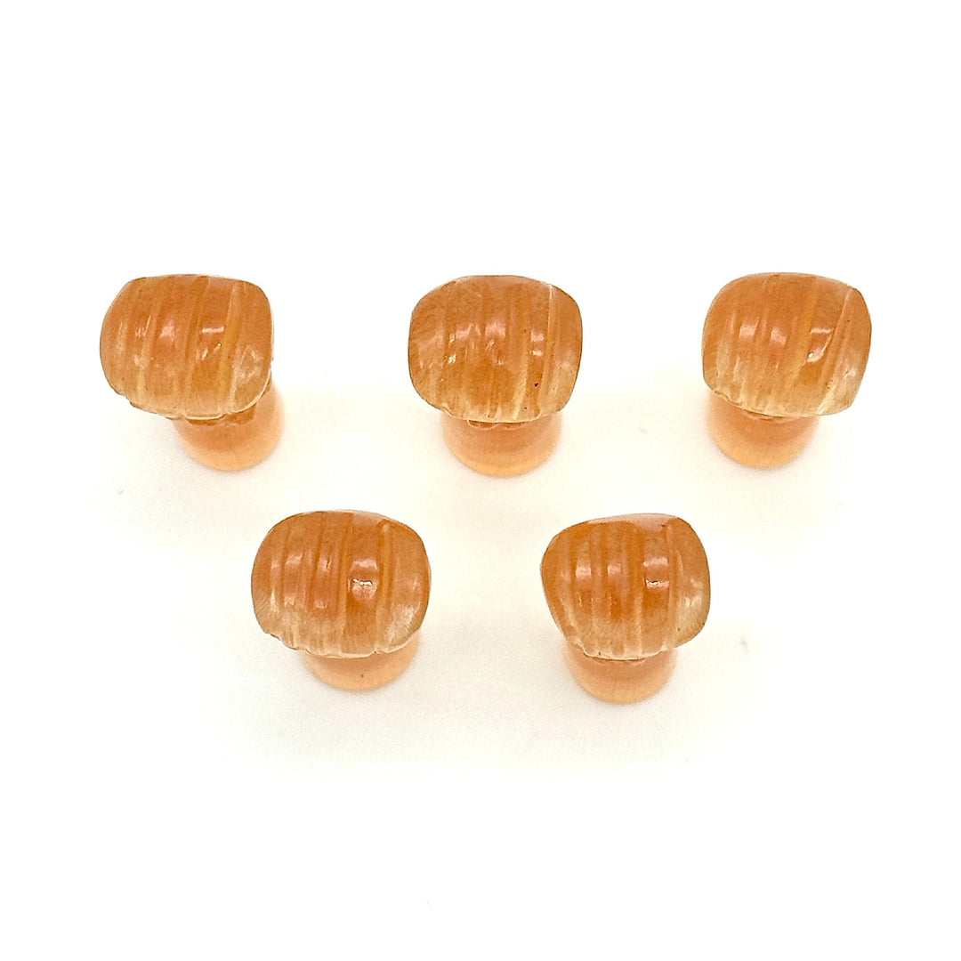 Pretty Peach moonstone Hand Shape Carving, Moonstone Punch Shape Stone, 27 MM Loose Hand Fist Charm For Jewelry Making, Hamsa Charms Beads