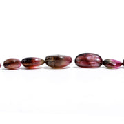 Superb Bio Tourmaline Smooth Tumble Shape Beads, Bi Color Watermelon Tourmaline Nuggets Shape Beads, 4
