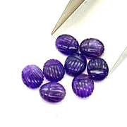 1,2,3,4,5 pcs Natural Amethyst Scarab Shape Gemstone Beads, Purple Amethyst Beetle Face Carving, Carved Briolette, Animal Carvings, 10X12 MM