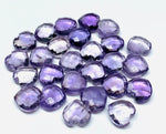 Load image into Gallery viewer, 2,5,6,7,8 Pcs Natural Amethyst Carved Heart Shape Beads, Faceted Heart Gemstone For Jewelry, Heart Shape Briolette's Loose Gemstones 10mm