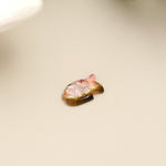 Load image into Gallery viewer, Bio Tourmaline Mini Shape Gemstone for Jewelry Making 10 MM, Tiny Fish Carving