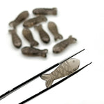 Load image into Gallery viewer, Natural Smoky Quartz Fish Shape Beads, AAA Smoky Quartz Fish Shape gemstone, 25 MM Brown Quartz Fish Shape Briolette's