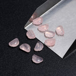 Load image into Gallery viewer, Carved Natural Rose Quartz Clouds Shape Beads, Rose Quarz Smooth Cloud Shape Beads, Hand Carved Charms, 12 MM, Loose Carved Briolettes