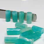 Load image into Gallery viewer, 2,3,4,5 pcs AAA Quality 100% Natural Amanzonite Faceted Pipe Shape Loose Gemstone, Loose Gemstone, Gemstone For Jewlery 10X6 mm