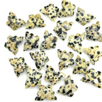 Load image into Gallery viewer, Natural Dalmation Jasper Butterfly Beads, Carved Gemstone Beads, Faceted Gemstone Carving Beads, Jewelry Making Wholesale Beads 14x10 MM