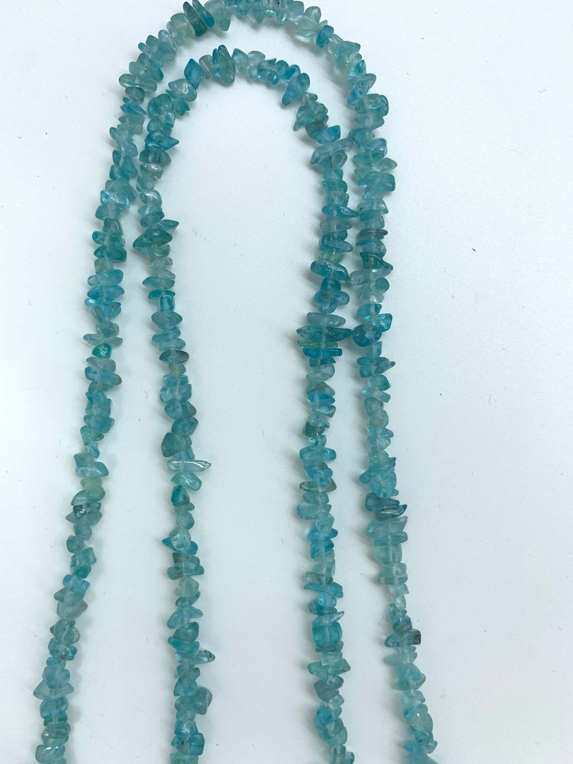 100% Natural Sky Apetite Chip Beads 16 Inch Strand, Natural Sky Apetite Gemstone, Natural Sky Blue Crystal Beads Strand, 6-8 mm (Approx)
