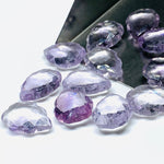 Load image into Gallery viewer, 2,3,4,5 pcs Natural Pink Amethyst Leaf Shape Carved Gemstone, Pink Amethyst Briolettes Beads For Jewelry Making, Carved Gemstone 16X10 mm