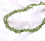 Load image into Gallery viewer, Green Apatite Uncut Beads Strand, Green Apatite Chips Beads for Jewelry Making, 16" Inch Uncut Chip Beads, Freeform Uncuts