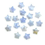 Load image into Gallery viewer, Natural Blue Lace Agate Faceted Star Shape Briolette, Hand Carved Star Shape Gemstone Charms For Jewlery, Lace Agate Star Beads, 10 MM