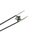 Load image into Gallery viewer, Flashy Labradorite Star Beads: Carved Gemstone Charms (10mm)