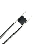 Load image into Gallery viewer, Natural Black Onyx Clover Shape Beads, Four Leaf Clover Shape Gemstone, Loose Wholesale Beads for Jewelry Making, Loose Beads, 12 MM