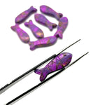 Load image into Gallery viewer, Mohave Purple Turquoise Fish Carving: Gemstone Jewelry Charm