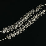 Load image into Gallery viewer, Natural Crystal Quartz Faceted Drop Shape Beads, 6X8 mm Faceted Crystal Briolette, Jewelry Making Side Cut Wholesale Earrings Beads, 4 Inch