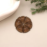 Load image into Gallery viewer, Natural Smoky Quartz Hand Carved Flower Shape Stone, Flower Charms, 25 MM Reiki Healing Crystal Gifts, Floral Gemstones, Brown Quartz Beads
