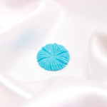 Load image into Gallery viewer, Blue Turquoise Hand Carved Flower Shape Stone, Flower Charms, 25 MM Reiki Healing Crystal Gifts, Floral Gemstones for Home Decor