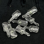 Load image into Gallery viewer, Natural Crystal Guitar Shape Carving Beads, Crystal Quartz Guitar Shape Hand Carved Gemstone, 26 MM, Miniature Guitar Gemstone, Tiny Charms