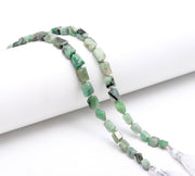 AAA Emerald Faceted Tumble Beads ~ Green Emerald Nuggets Shape Gemstone Beads ~ Fancy Jewelry Making Wholesale Beads ~ 8