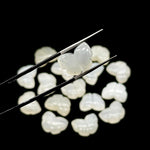 Load image into Gallery viewer, Natural White Moonstone Butterfly Shape Beads, White Moonstone Carved Briolettes, 13 MM, Loose Butterfly Charms, Moonstone Gemstone Beads