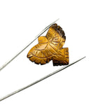 Load image into Gallery viewer, Natural Tiger's Eye Eagle Shape Carved Stone, AAA Tiger's Eye Hand Carved Eagle Shape Gemstone, Jewelry Making, Bird Shape Carving, 30 MM
