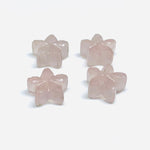 Load image into Gallery viewer, 2,3,4,5 Pcs Natural Rose Quartz Hand Carved Flower Shape, Carved Flower Shape Gemstone For Jewellery, Flower Shape Gemstone, 10 mm