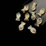 Load image into Gallery viewer, Natural Citrine Fish Shape Stone, AAA Citrine Fish Shape Carved Gemstone, 14 MM Loose Gemstone Fishes, Healing Fish Charms for Jewelry