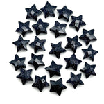 Load image into Gallery viewer, AAA Black Sunstone Star Shape Briolettes, Black Sunstone Carved Faceted Star Charms, Wholesale Loose Beads for Jewelry, 12 MM, Hand Carvings