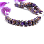 Load image into Gallery viewer, AAA Copper Amethyst Smooth Beads, Copper Amethyst Smooth Rondelle Beads, 9-10 MM Healing Gemstone Beads for Jewelry, Amethyst Loose Beads
