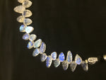 Load image into Gallery viewer, Top Quality Natural Flashy Rainbow Moonstone Leaf Shape Beads, Flashy Moonstone Briolette Beads For Jewelry, Fancy Carving Leafs 7X5 13X7 MM