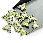 Load image into Gallery viewer, Natural Dalmation Jasper Butterfly Shape Gemstone Beads, Jasper Faceted Gemstone Hand Carved Beads, Jewelry Making Wholesale Charms  14MM