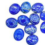 Load image into Gallery viewer, Natural Lapis Lazuli Evil Eye Briolettes Beads, Blue Lapiz Lazuli Evil Eye Carved Beads, Evil Eye Protection Gemstone Beads, 10X12 MM
