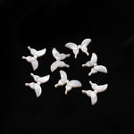Load image into Gallery viewer, Carved Pearl Butterfly Shape Carvings, Natural Mother of Pearl Butterfly Shape Beads, Hand Carved Butterly Charms for Jewelry 13 MM 1 pc