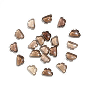Carved Smokey Quartz Clouds Shape Beads, Natural Smokey Quartz Smooth Cloud Shape Beads, Cloud Gemstone Charms, 12 MM Loose Briolettes