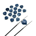 Load image into Gallery viewer, AAA Blue Opal Heart Shape Beads, Blue Opal Faceted Heart Shape Briolette's, Hand Carved Heart Charms for Jewelry Making, 13 MM, Opal Beads