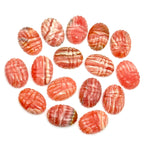 Load image into Gallery viewer, Natural Rhodochrosite Scarab Shape Beads, Beetle Face Gemstone Carving For Jewelry, Rhodochrosite Charm Beads, Animal Carving Beads 13X18 MM