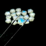 Load image into Gallery viewer, Rainbow Moonstone Star Beads: AAA Briolette Charms, 10mm